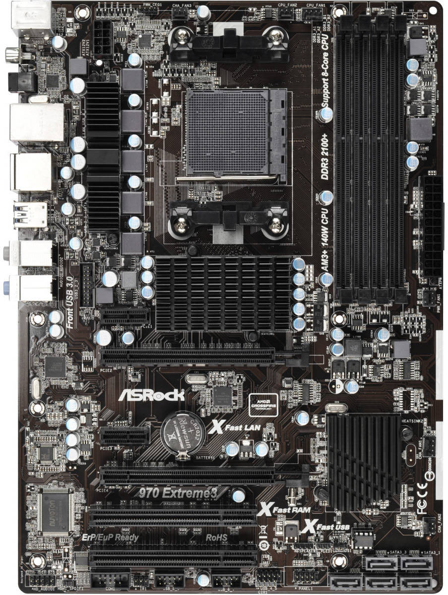 Asrock 970 extreme3 нет изображения